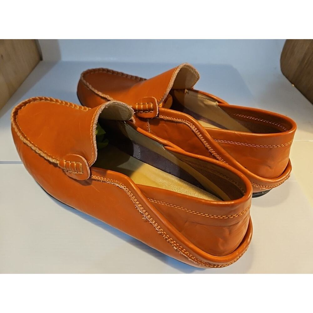 Go Tour Men's Leather Slip-on Loafers Driving Shoes Casual Size 11 M